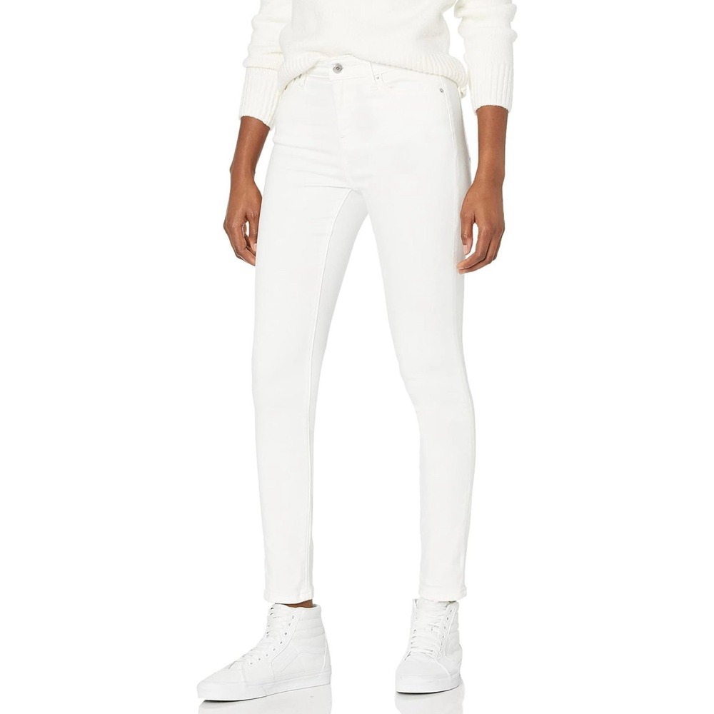 Amazon Essentials Women's Skinny Jean 8 long white